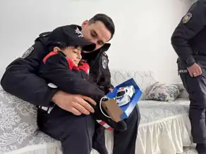 Küçük Kahramanın Polis Rüyası Gerçek Oldu!
