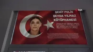 Şehit Polis Adına Kütüphane Açıldı