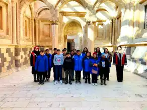Diyadin Öğrencileri İshak Paşa Sarayı'nda Tarihte Yolculuk