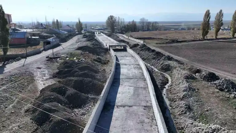 Ağrı'da Taşkın Koruma Tesisleri Hizmette!